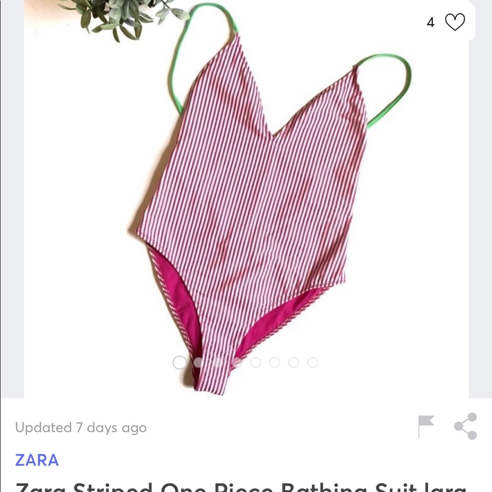 Striped seersucker one piece swimsuit